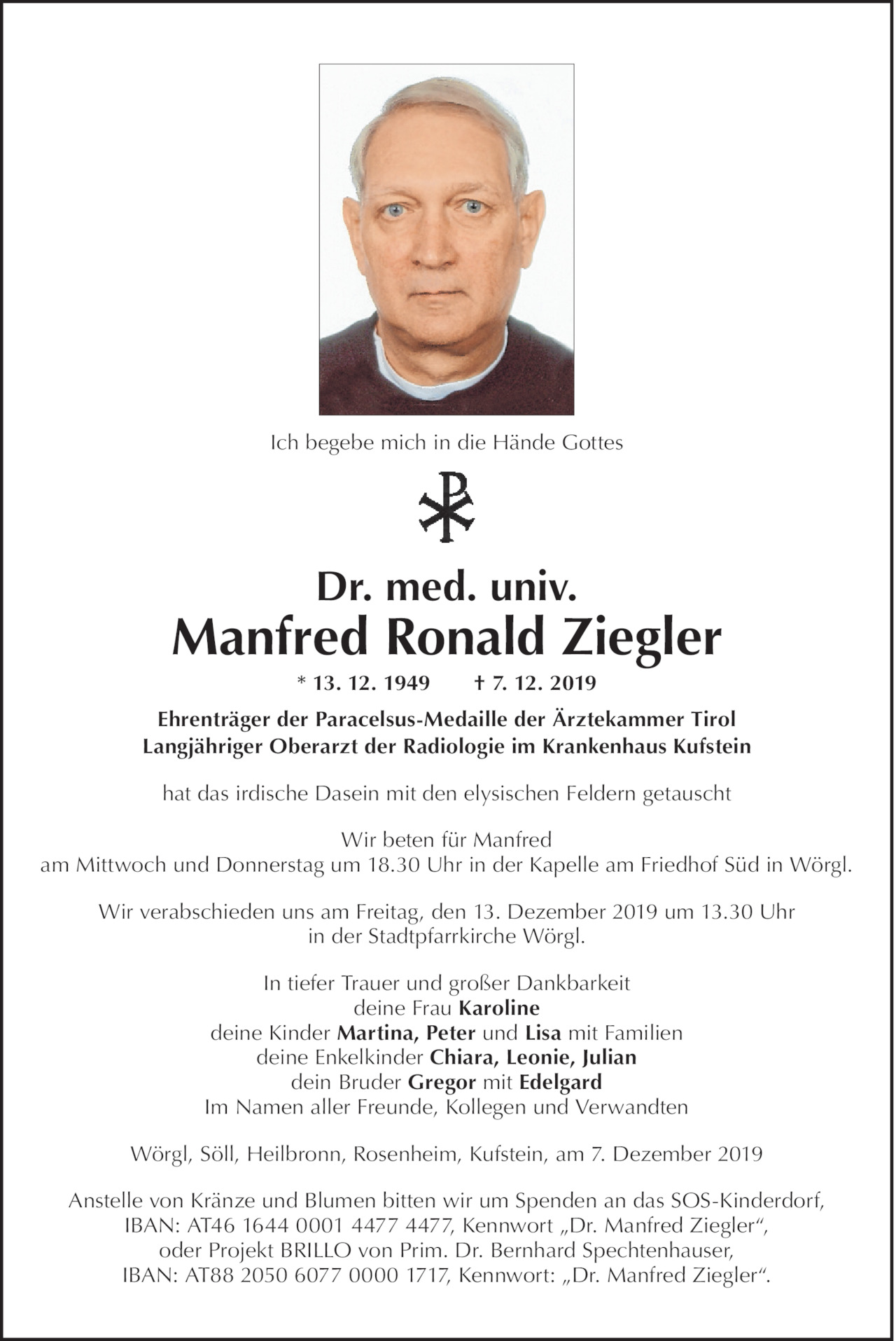 Aktuelle Traueranzeigen Tiroler Tageszeitung